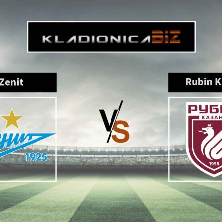 Prognoza: Zenit vs Rubin Kazan (ponedjeljak, 17:00)