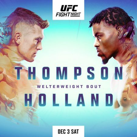 Prognoza: UFC Orlando – Thompson vs. Holland 04.12.2022.