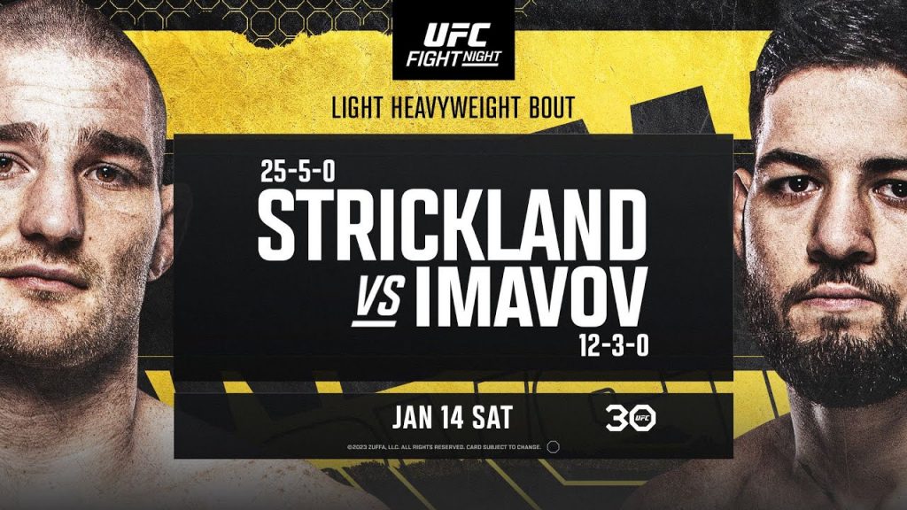 UFC Vegas 67 - Imavov vs Strickland