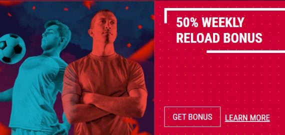 Rabona 50% nedeljni reload bonus