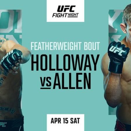 Prognoza: UFC – Max Holloway vs Arnold Allen 16.04.2023.