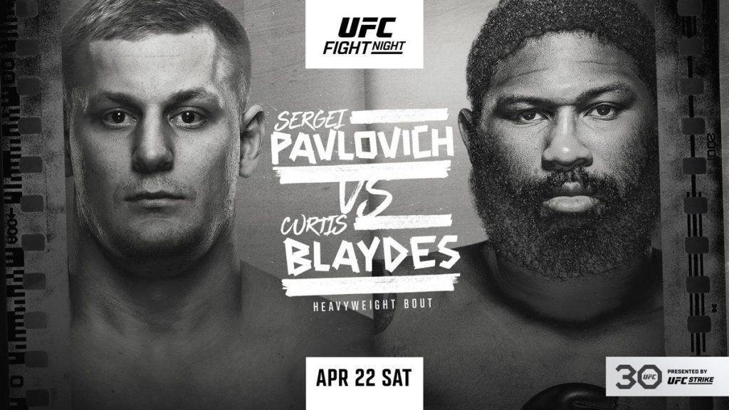 UFC Vegas – Sergei Pavlovich vs Curtis Blaydes