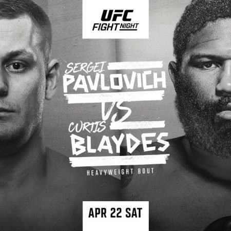 Najava: UFC Vegas – Sergei Pavlovich vs Curtis Blaydes 22.04.2023.